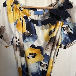 Simply Vera Wang Floral Dress with Tied Belt